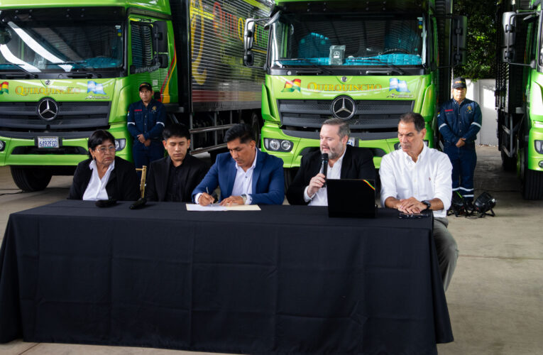 GRUPO QUIRQUINCHO REFUERZA SU FLOTA CON MERCEDES-BENZ ATEGO 2429